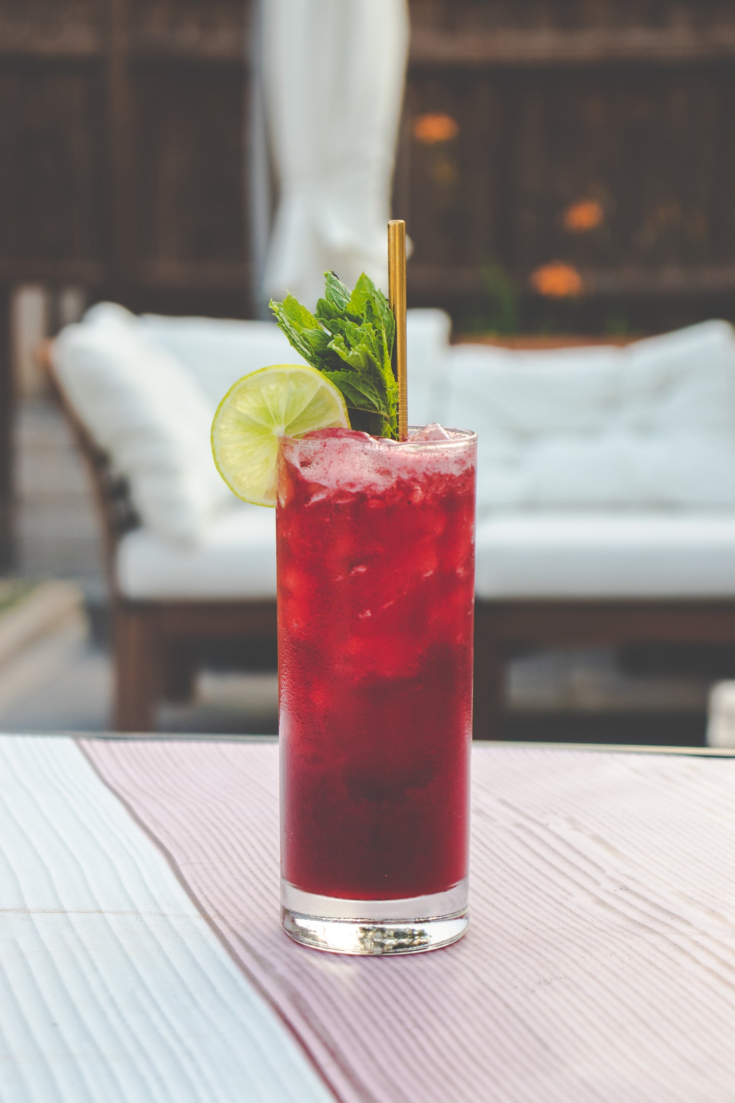 
                  
                    Saskatoon Berry Mojito
                  
                